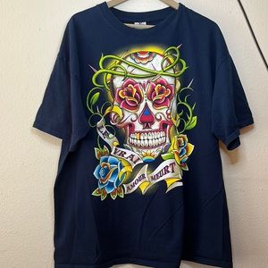 Calavera le vrai amour meurt T-shirt